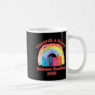 Entdecke eine Geschichte Sommerlektüre 2026 Biblio Kaffeetasse