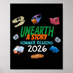 Entdecke eine Geschichte Sommerlektüre 2026 Poster