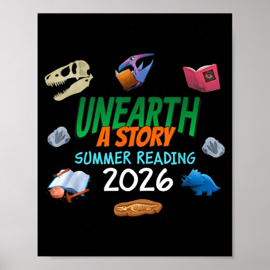 Entdecke eine Geschichte Sommerlektüre 2026 Poster (Vorne)