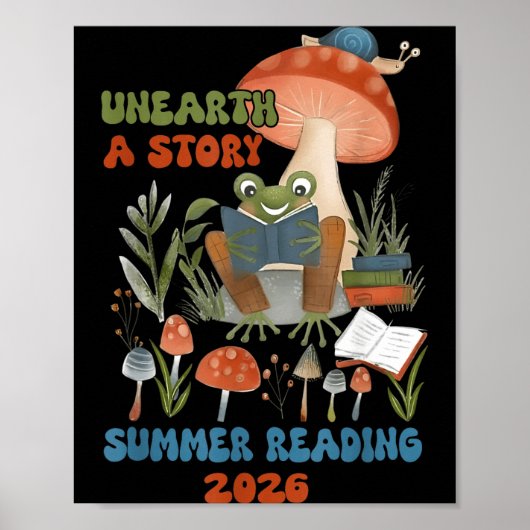 Entdecke eine Geschichte Sommerleseprogramm 2026 F Poster (Vorne)