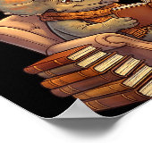 Entdecke eine Geschichte Triceratops Dinosaurier l Poster (Ecke)