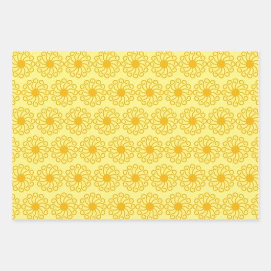 Entdecke hier das Sunshine Gift Wrap Set Geschenkpapier Set (Vorderseite 2)