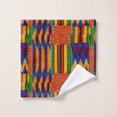 Entdecke Kente Cloth Badhandtuch Set (Waschlappen)