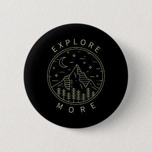 Entdecke mehr minimalist Berge Wandern Wanderer Fe Button