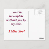 Entdecken, das Leben ist eine Reise .... Postkarte (Rückseite)