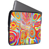 Entdecken eines lebendigen, farbenfrohen Musters Laptopschutzhülle (Vorne Rechts)