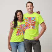 Entdecken eines lebendigen, farbenfrohen Musters T-Shirt (Unisex)