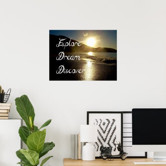 Entdecken Poster (Heimbüro)