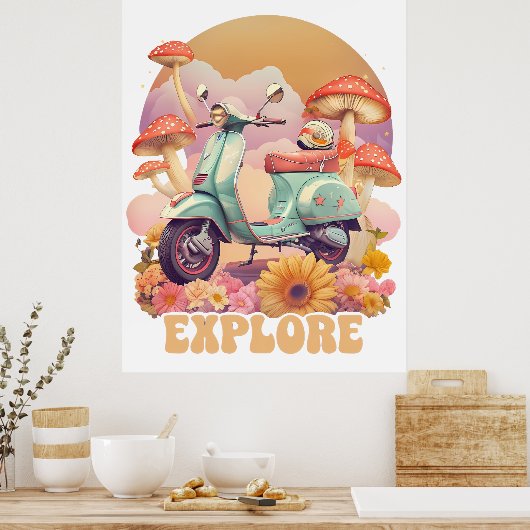 Entdecken Poster (Küche)