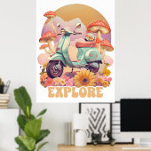 Entdecken Poster (Heimbüro)