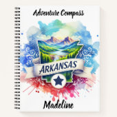 Entdecken Sie Arkansas lebendige natürliche Schönh Notizblock (Vorderseite)