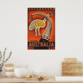 Entdecken Sie Australien Vintage-Reiseplakat - ger Poster (Küche)