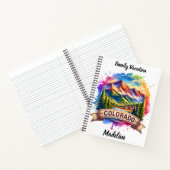 Entdecken Sie Colorados lebendige Berglandschaft Notizblock (Innenseite)