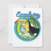Entdecken Sie das Aruba-Reiselogo (Rückseite)
