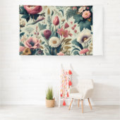 Entdecken Sie das Atemberaubende botanische Muster Banner (Insitu)