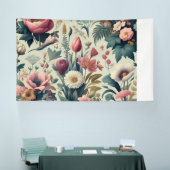 Entdecken Sie das Atemberaubende botanische Muster Banner (Messe)