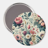 Entdecken Sie das Atemberaubende botanische Muster Magnet (Vorderseite/Rückseite)