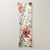 Entdecken Sie das Atemberaubende botanische Muster Seitenschläferkissen (Vorderseite Vertikal)