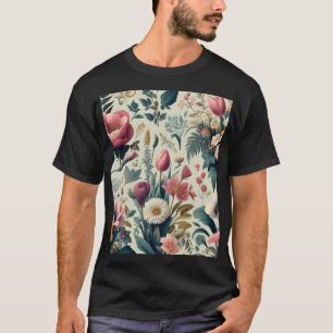 Entdecken Sie das Atemberaubende botanische Muster T-Shirt
