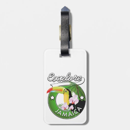 Entdecken Sie das Bahamas-Logo Gepäckmarke Gepäckanhänger (Rückseite vertikal)