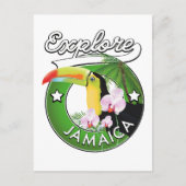 Entdecken Sie das Bahamas-Logo Postkarte (Vorderseite)