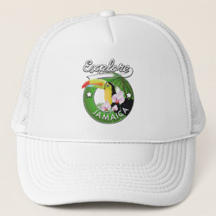Entdecken Sie das Bahamas-Logo Trucker Hat Truckerkappe
