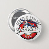 Entdecken Sie das fabelhafte ägyptische Logo. Button (Vorne & Hinten)