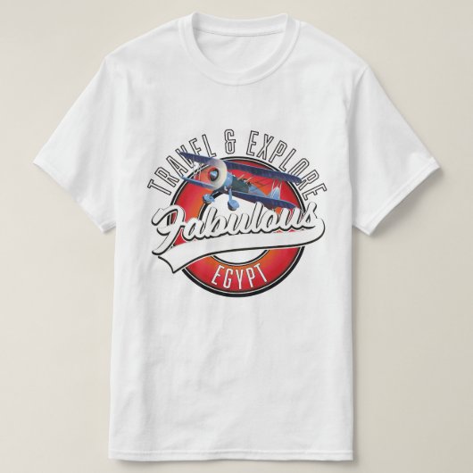 Entdecken Sie das fabelhafte ägyptische Logo. T-Shirt (Design vorne)
