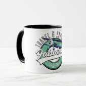 Entdecken Sie das fabelhafte ägyptische Logo. Tass Tasse (Vorderseite Links)