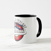 Entdecken Sie das fabelhafte ägyptische Logo. Tasse (VorderseiteRechts)