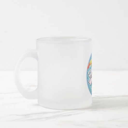 Entdecken Sie das fabelhafte Argentinien Logo Post Mattglastasse (Links)