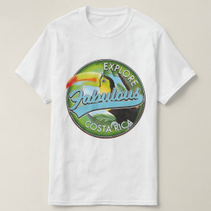 Entdecken Sie das fabelhafte Costa rica Logo T-Shirt