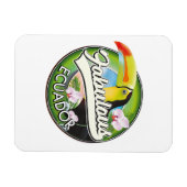 Entdecken Sie das fabelhafte Ecuador Logo Magnet (Horizontal)
