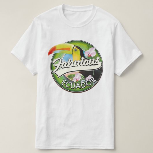 Entdecken Sie das fabelhafte Ecuador Logo T-Shirt (Design vorne)
