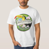 Entdecken Sie das fabelhafte Ecuador Logo T-Shirt (Vorderseite)