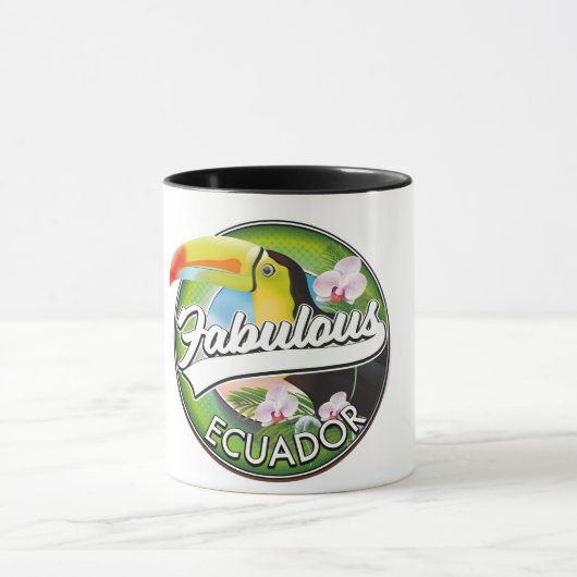 Entdecken Sie das fabelhafte Ecuador Logo Tasse (Zentrum)