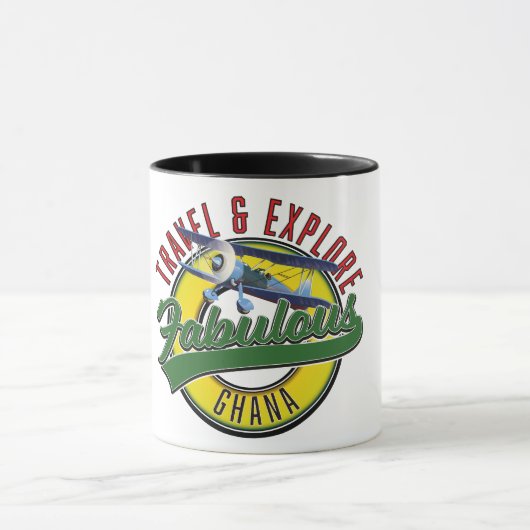 Entdecken Sie das fabelhafte Ghana Logo Tasse (Zentrum)