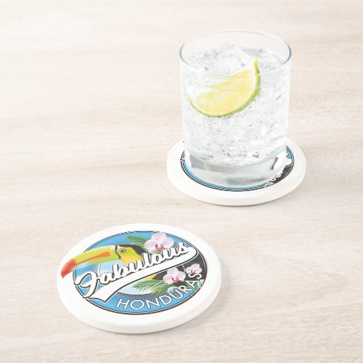 Entdecken Sie das fabelhafte Honduras Logo Car Mag Getränkeuntersetzer (Seite)