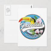 Entdecken Sie das fabelhafte Honduras-Logo Postkarte (Vorne/Hinten)