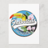 Entdecken Sie das fabelhafte Honduras-Logo Postkarte (Vorderseite)