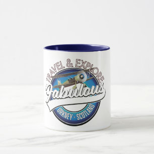 Entdecken Sie das fabelhafte Orkney Scotlands Logo Tasse