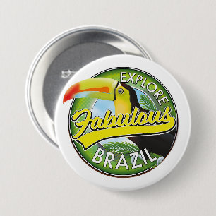 Entdecken Sie das fabulous Brazil Logo Button