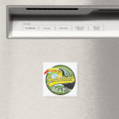 Entdecken Sie das fabulous Brazil Logo Magnet (In Situ (Geschirrspüler))
