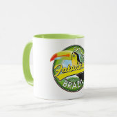 Entdecken Sie das fabulous Brazil Logo Tasse (Vorderseite Links)