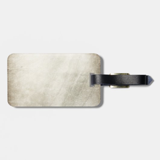 Entdecken Sie das Leben: Gute Reise Gepäckanhänger (Rückseite horizontal)