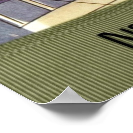 Entdecken Sie das Leben: Gute Reise Poster (Ecke)