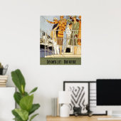 Entdecken Sie das Leben: Gute Reise Poster (Heimbüro)