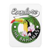 Entdecken Sie das Logo der Bahamas Magnet (Vertikal)