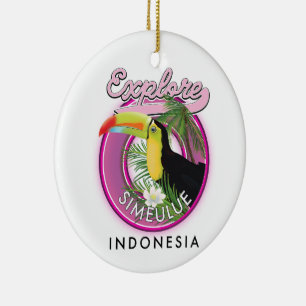 Entdecken Sie das Logo von Simeulue Indonesia. Keramik Ornament