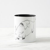 Entdecken Sie das originale Zen-Gemälde Tasse (Zentrum)